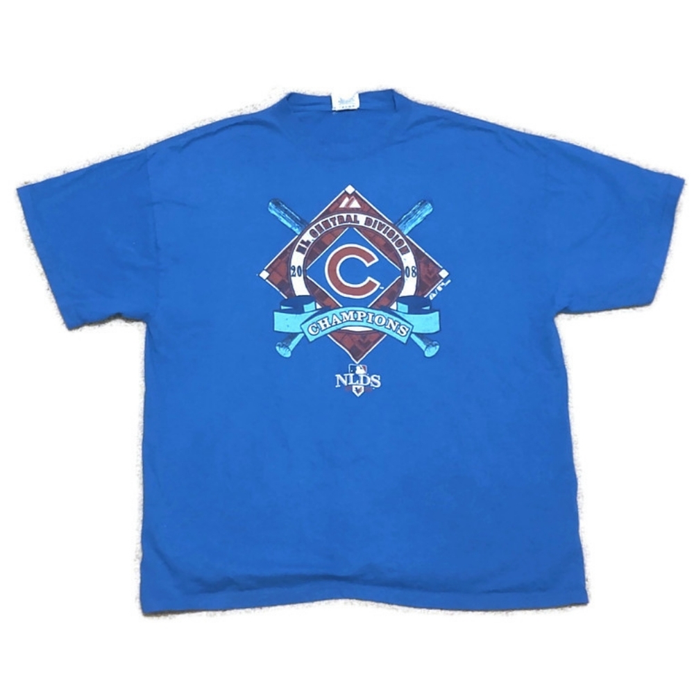 Majestic 2008 cubs division champ XL men's shirt